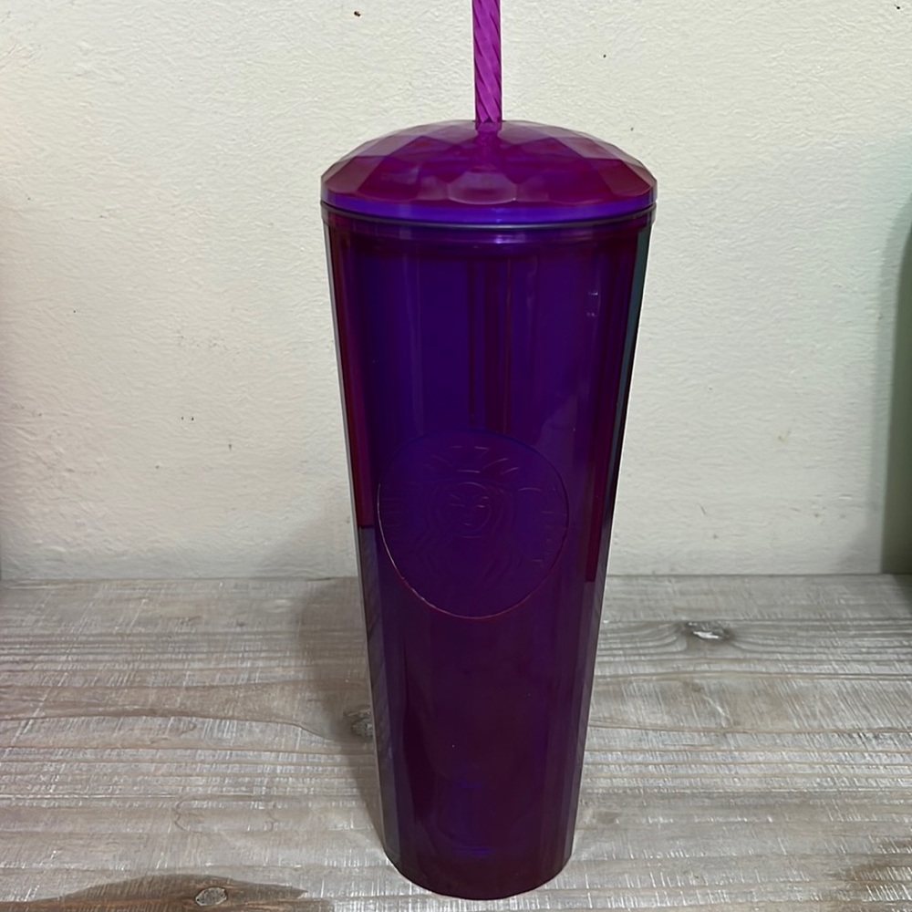 Starbucks purple crystal like venti tumblr